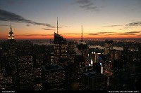 Photo by elki | New York  New york manathan sunset
